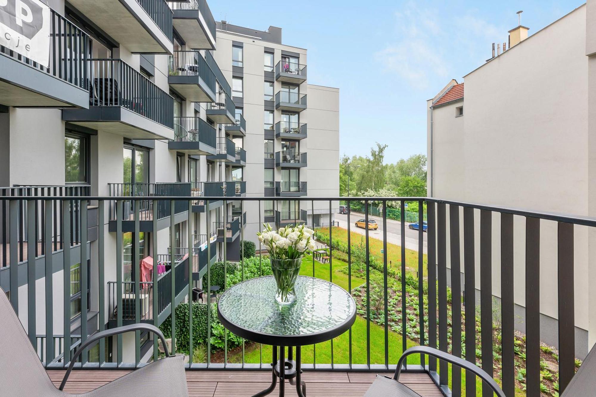 Blue Mandarin - Chlebova Apartments Gdańsk Rum bild