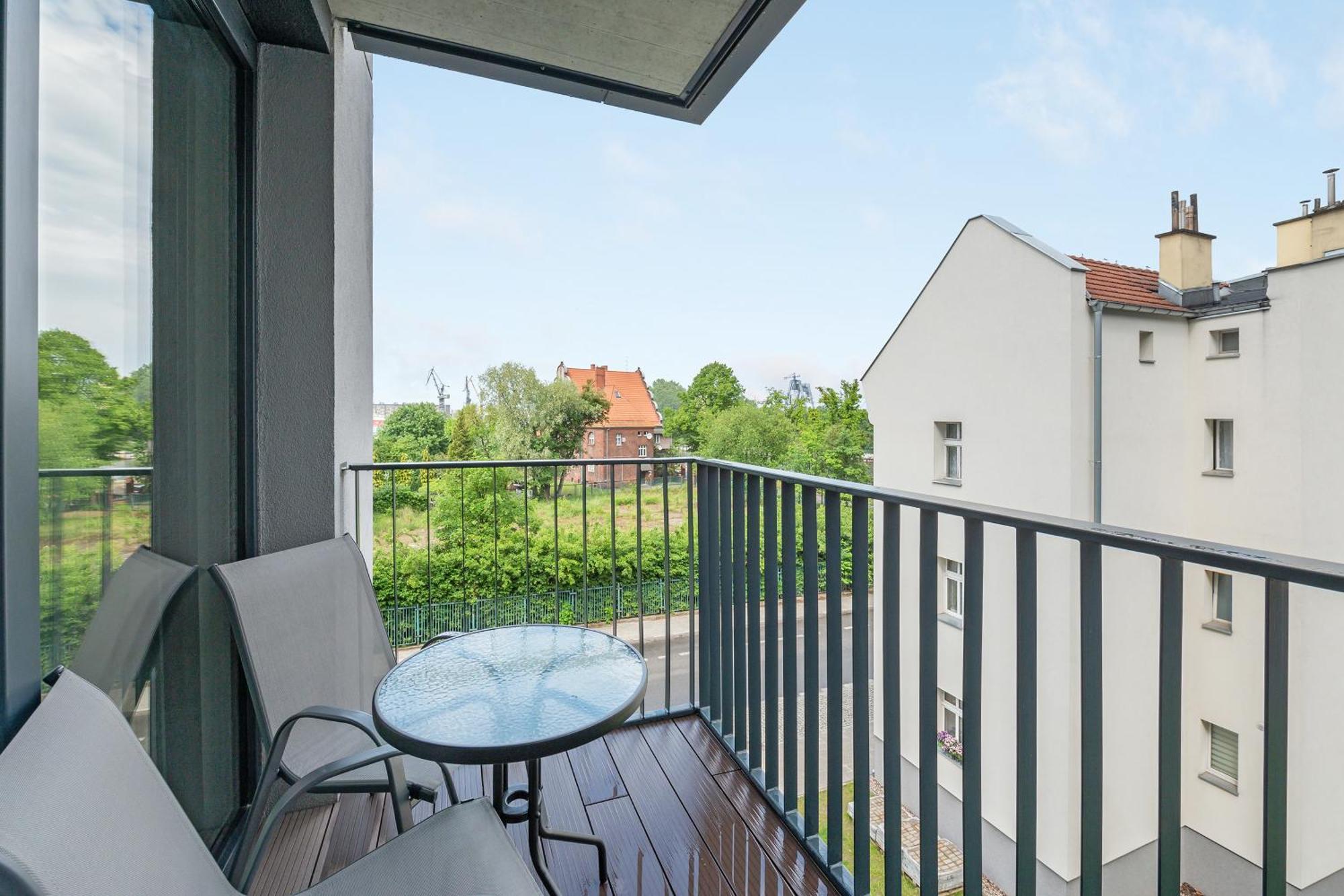Blue Mandarin - Chlebova Apartments Gdańsk Rum bild